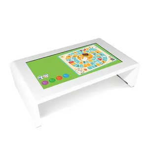 Akıllı oyun masası 43 inç çoklu dokunmatik paneller sehpa LCD dijital tabela standı totem interaktif akıllı masa