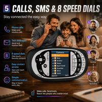 Nouveauté : Téléphone de jeu rétro G1 avec écran de 2,8 pouces, 55 jeux intégrés, prise en charge de la triple SIM 2G
