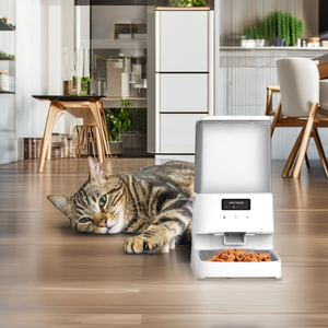 CITICITY Hot Selling Intelligent 5L Smart Electric Pet Automatic Food <b>Feeder</b> With Double Stainless Steel Bowls - Product Image 5