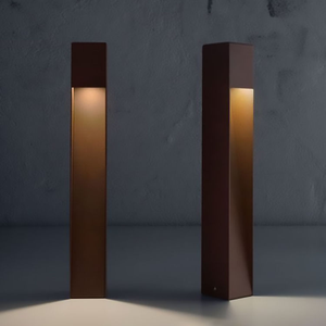 Lámpara de Suelo para Patio Exterior de Estilo Nórdico, Fabricada en Acero Corten - Product Image 6