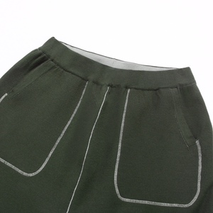 Shorts d'été décontractés en toile tricotée extensible de qualité supérieure, style vintage et ample, pour hommes - Product Image 5