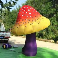 Ballon gonflable géant en forme de champignon, nouvelle conception, gonflables publicitaires électriques pour l'extérieur, décorations de fête