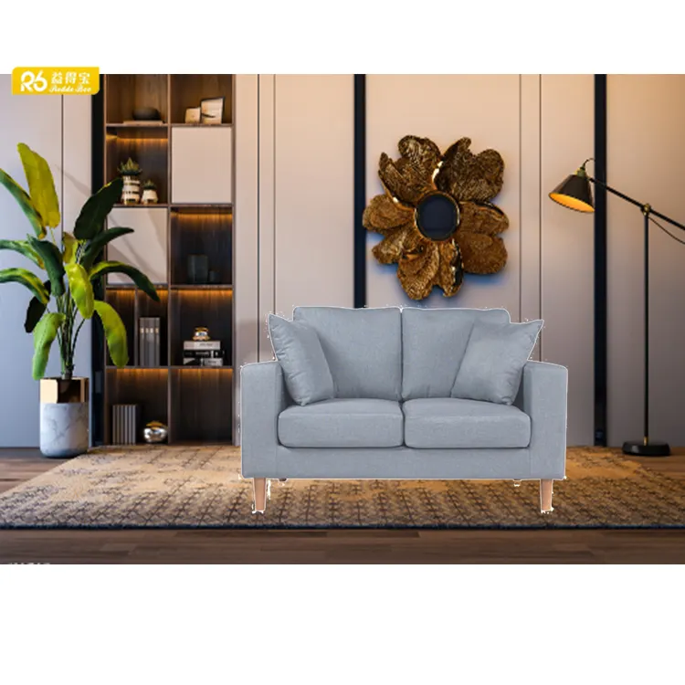 Luxury moderne design lila stoff sofa für china wohnzimmer möbel