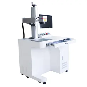 RAYCUS laser desktop 30w-100w logam papan nama laser mesin ukir menandai serat laser mesin pengolahan pengukir pico