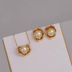 Ensemble d'accessoires pour collier et boucles d'oreilles en argent pur 9360DIY S925, plaqué or, support vide pour bijoux en argent - Product Image 3