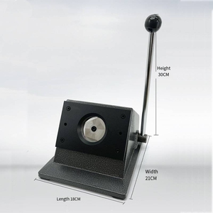 Machine de dé<span class=keywords><strong>coupe</strong></span> de <span class=keywords><strong>cercle</strong></span> de <span class=keywords><strong>coupe</strong></span> de forme ronde de Pvc de papier de bureau manuel de haute qualité pour le fabricant de badges - Product Image 4