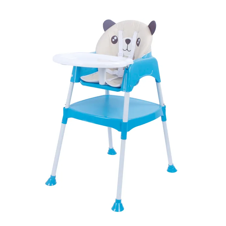 ベビー用家具セット4個プラスチック製給餌レストランベビー学習テーブルと椅子