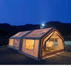 Tienda de Campaña <span class=keywords><strong>Familiar</strong></span> Espaciosa y Segura, Resistente al Fuego, para Campamentos Infantiles y Viajes Familiares al Aire Libre - Product Image 1