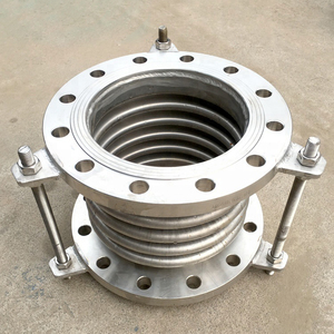 증기 공기 플랜지 끝 보상기 SS304 금속 유연한 확장 조인트 벨로우 단조 절단 맞춤형 크기 - Product Image 6