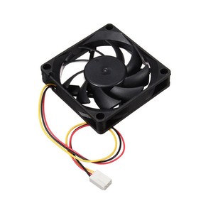 Ventilador de ordenador personalizado silencioso 70x70x15mm 12V DC 3pin ordenador/PC/CPU ventilador de refrigeración silencioso - Product Image 1