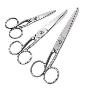 Ciseaux de bureau entièrement en acier, outils de coupe de papier en acier inoxydable de 4, 5, 6, 7, 8 pouces pour la maison et le bureau - Product Image 2