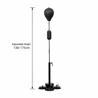 Ballon de réflexe autoportant à ventouse 4-en-1 pour l'entraînement de boxe et le fitness