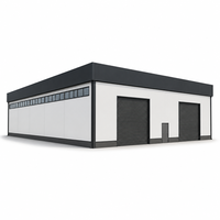 Structure préfabriquée en acier pour bâtiment d'élevage avicole, structure préfabriquée pour hangar d'élevage agricole
