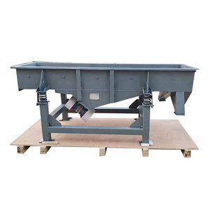 Pantalla vibratoria lineal de alta eficiencia para separación de gránulos de polvo de alimentos de frijoles para núcleo de Motor de máquina de tamiz de copos de PVC de mineral - Product Image 1