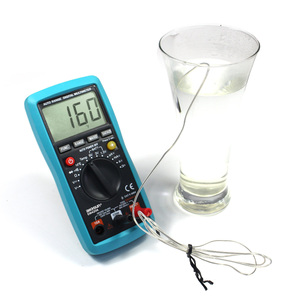 ALLOSUN EM420A Autorange Digital Multimeter LCD Auto Range Digital Multimeter Buzz AC <strong>DC</strong> Volt Amp OHM Temp Tester - Product Image 2