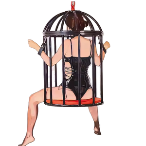 New <strong>BDSM</strong> Slave Bondage Hanging Bird <strong>Cage</strong> Sex <strong>Furniture</strong> Metal Dog <strong>Cage</strong> Slave Restraint Tool Training <strong>Cage</strong> - Product Image 1
