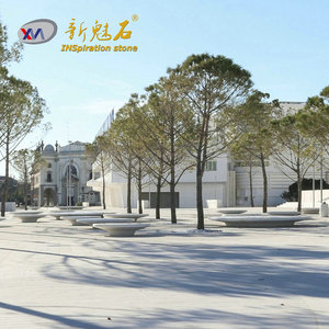 New Stone Building Materials UHPC Bench Gray 19022027760 Outdoor Indoor Park <b>Square</b> Seating - Product Image 3