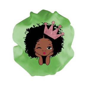 Capota de pelo de satén sedoso para mamá y yo, gorro con logo personalizado para bebé - Product Image 5