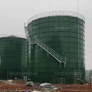 Qingdao preço barato esmalte montado tanque pvc água armazenamento bexiga tanque