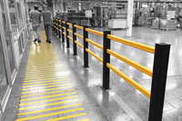 Garde-corps de sécurité commercial en aluminium pour les projets de construction publique et les systèmes de protection des bâtiments extérieurs