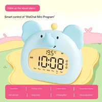 Axolotl horloge de Table intelligente Rechargeable LED veilleuse alarme affichage numérique éclaircit chambre Quartz électronique pour un usage domestique