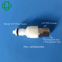 Raccord rapide CPC à déconnexion rapide avec valve ou sans valve, embout mâle en acétal PTF 1/4\"PTF