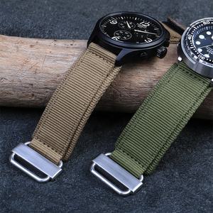 <span class=keywords><strong>Bracelet</strong></span> Universel de <span class=keywords><strong>Montre</strong></span> Homme <span class=keywords><strong>22mm</strong></span> 24mm, Nouveau Bandeau en Toile Nylon pour Seiko - Product Image 3