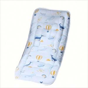 Soft and Breathable Stroller <b>Cushion</b> for Newborns Reversible Cotton <b>Dining</b> <b>Chair</b> Pad - Product Image 6