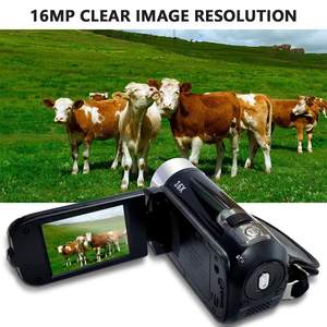 กล้องวิดีโอดิจิตอลแบบพกพา 16MP ฟูลเอชดี 1080P ซูมดิจิตอล 16 เท่า หน้าจอพลิกได้ 2.7 นิ้ว กล้องวีล็อกสำหรับครอบครัว - Product Image 5