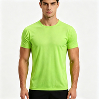 Großbestellungen Maßgefertigte Sublimations-T-Shirts aus 100% Polyester, Atmungsaktive Einfarbige Aktivbekleidung, Herren-Lauf-Sporttrikot für Teams