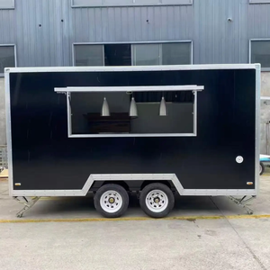 Camion <span class=keywords><strong>de</strong></span> restauration multifonctionnel en aluminium carré, camion <span class=keywords><strong>de</strong></span> nourriture, remorque à café, couleur personnalisée, machines à en-cas, remorque alimentaire - Product Image 1