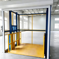 Eterlift Mehrstöckiger Fracht-Aufzug 4000kg Ladekapazität 0,5-10m Hubhöhe Hydraulischer Industrie-Warenlift