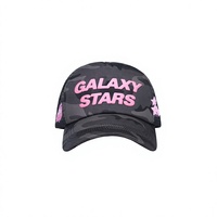 Gorra Trucker Galaxy Stars con Bordado 3D, Malla Trasera Ajustable, Logotipo Personalizado, Ropa Urbana