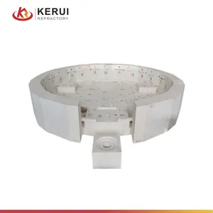 KERUI Refractory Brick Made Of Materials Such As Alumina Silica And Zircon Azs Refractory Brick For Chemical Industry