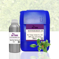 Penyegar Pakaian Minyak Wintergreen Alami Kualitas Terbaik dengan Aroma Tembakau, Wangi Tahan Lama, Kemurnian 100%
