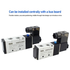 4V Series 5/2 Way 4V310-10 Single Electric <b>Control</b> Solenoid Valve Hofujng - Product Image 4