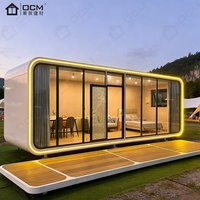 Cabine Apple, maison modulaire extérieure, pod préfabriqué, mini-villa, resort, glamping, Airbnb, lodge de jardin, unité de vie en cabine, retraite écologique, camping