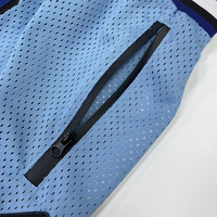 Pantalones Cortos Deportivos Personalizados de Malla Estilo Urbano con Bordado de Baloncesto para Hombre