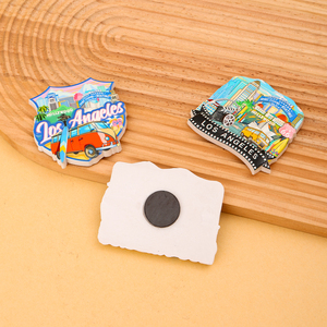 Nieuwste Hete Verkoop <span class=keywords><strong>Los</strong></span> <span class=keywords><strong>Angeles</strong></span> Usa Toeristische Souvenir Koelkast Magneet Hars Materiaal Koelkast Sticker - Product Image 4