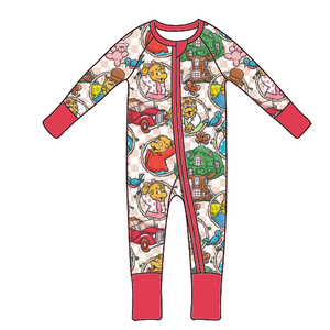 RTS entrega rápida ropa de bambú infantil 95% bambú 5% Spandex pijamas de bebé durmientes conjuntos para niños pequeños peleles con cremallera de bambú Zippy - Product Image 4