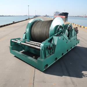 Cabrestante eléctrico de 40 toneladas para remolque de albuques con airbags, grúas para embarque en aguas marinas y transporte de contenedores - Product Image 2