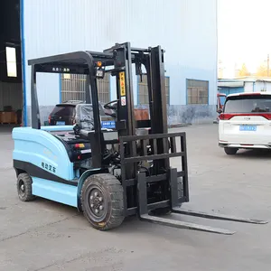 Ucuz fiyat elektrikli forklift istifleyici 2ton 3ton tam elektrik çatal asansörler fabrika tedarikçisi empilhadeira eletrica