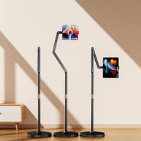 Support de bureau universel réglable à 360 degrés, support mécanique pour téléphone et tablette avec hauteur réglable, compatible avec tous les appareils