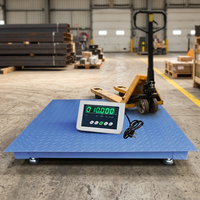 Balance plateforme en acier robuste de 3 tonnes avec indicateur de pesage LED vert et option OEM pour entrepôt