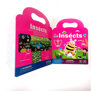 Nouveau <span class=keywords><strong>livre</strong></span> d'autocollants magnétiques pour animaux dinosaures - Product Image 6