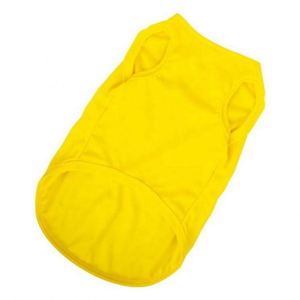Vente en gros de T-shirts pour chiens les plus vendus, vêtements pour animaux de compagnie vierges de couleur unie avec logo personnalisé, impression UV, polyester doux, best-seller - Product Image 3