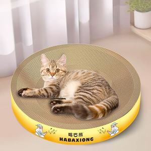 Pet fornecimentos fábrica vendas diretas gato interior dormindo moagem garras e desenho bordas personalizável gato Scratch Board - Product Image 5