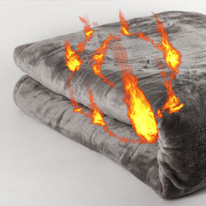 Couverture chauffante de luxe FORTIVOX AC120V - Polaire ultra douce, <span class=keywords><strong>chauffage</strong></span> multi-niveaux, <span class=keywords><strong>rechargeable</strong></span> par courant alternatif, portable, taille king, double commande - Product Image 5