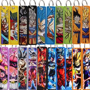 Etiquetas de Llavero Bordadas con Diseño Clásico de Anime Japonés Dragon Ball, Etiqueta Tejida de Tela, Etiqueta Jet, Llavero Bordado - Product Image 2