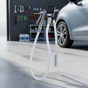 Pompe de transfert de carburant centrifuge électrique 3,8 GPM alimentée par batterie 5V 12V certifiée ATEX pour remplissage d'huile et de carburant en plastique avec 1 buse - Product Image 5